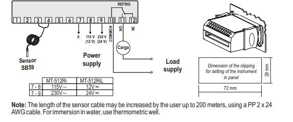 wiring diagram MT512-ri plus / نمودار سیم محصول MT512-ri plus