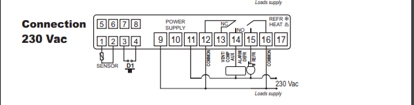 wiring diagram MT514-e plus / نمودار سیم محصول MT514-e