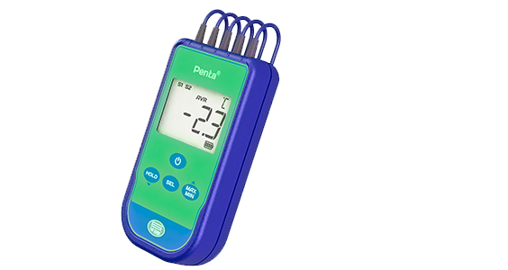 ترمومتر رنگ آبی سبز برند Penta